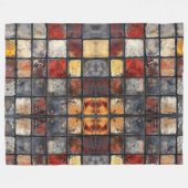 Bakstenen muur fleece deken (Voorkant (Horizontaal))
