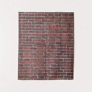 Bakstenen Muur Foto Achtergrond voor Invloedrijke  Wandkleed