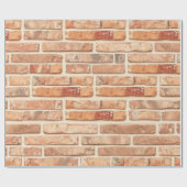 bakstenen muur hoge belichting cadeaupapier (Vlak)