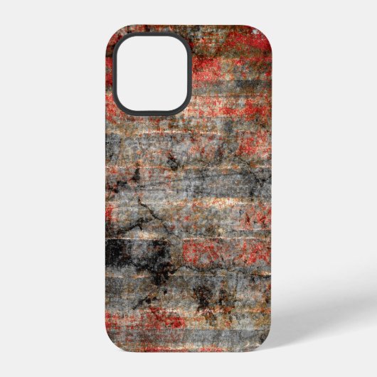 Bakstenen muur met grunge-effect iPhone hoesje (Achterkant)