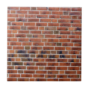 Bakstenen muur met verbindingen tegeltje