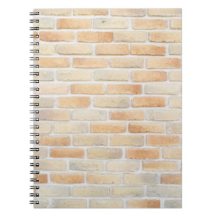 Bakstenen muur notitieboek