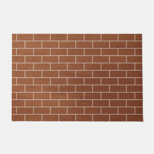 Bakstenen muur ontwerp deurmat (Voorkant)