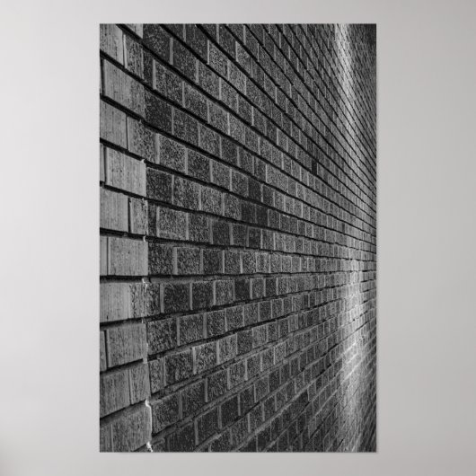 Bakstenen Muur Poster (Voorkant)