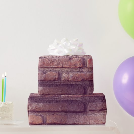  bakstenen muur rustieke decor inpakpapier (Feestgeschenken)
