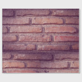  bakstenen muur rustieke decor inpakpapier (Vlak)