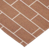 Bakstenen muur tafelkleed met aangepaste tekst (Gekanteld)