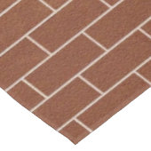 Bakstenen muur tafelkleed met aangepaste tekst (Gekanteld)