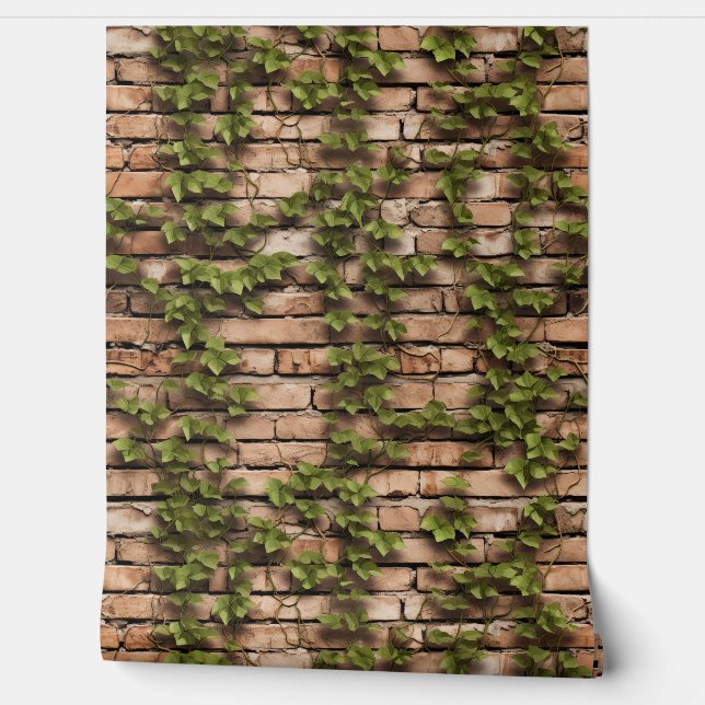 Bakstenen muur textuur 4 behang (Afrollen)