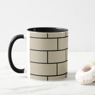 Bakstenen Muur Textuur Mok