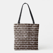 Bakstenen Muur Tote Bag (Achterkant)