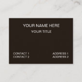 bakstenen muur visitekaartje (Achterkant)