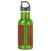 Bakstenen Muur Waterfles (Achterkant)