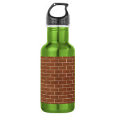 Bakstenen Muur Waterfles (Voorkant)
