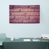 bakstenen muurpatroon banner - rustieke inrichtin (Beurs)