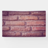 bakstenen muurpatroon banner - rustieke inrichtin (Horizontaal)