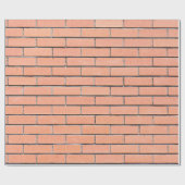 Bakstenen muurpatroon cadeaupapier (Vlak)