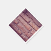 bakstenen muurpatroon rustieke Decor servetten (Hoek)