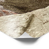 Bakstenen patronen in het Colosseum in Rome, Itali Foto Afdruk (Hoek)