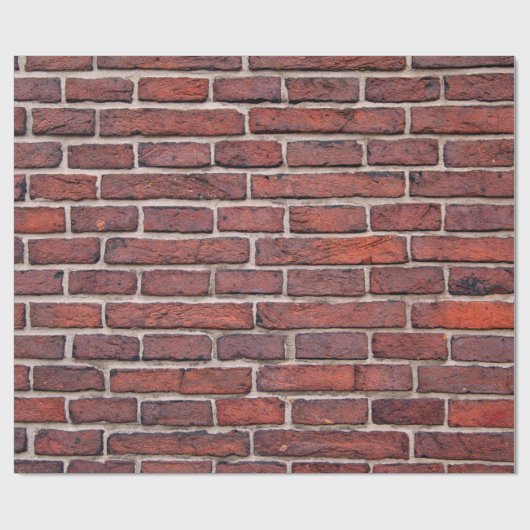 Bakstenen voor wandstenen, rode bakstenen cadeaupapier (Vlak)
