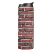 Bakstenen voor wandstenen, rode bakstenen thermosbeker (Gedraaid links)