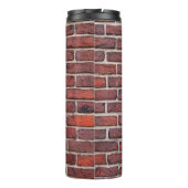 Bakstenen voor wandstenen, rode bakstenen thermosbeker (Achterkant)