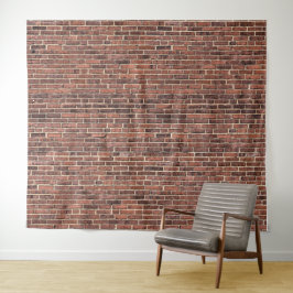 Bakstenen wand tapestry wandkleed
