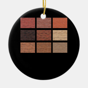 Bakstenen wandconstructie metselwerk gebouw Mason  Keramisch Ornament