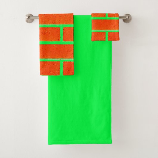bakstenen wandhanddoekset bad handdoek (Insitu)