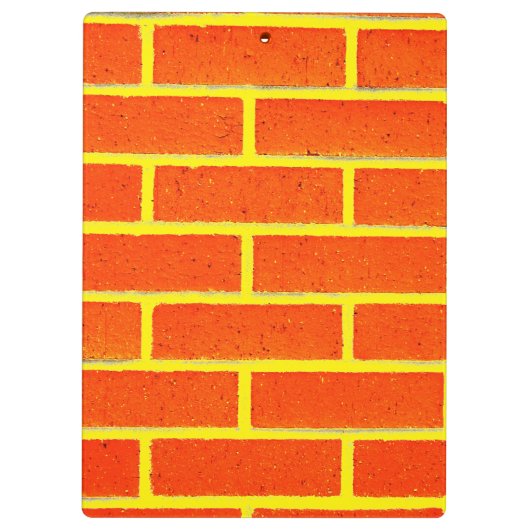 bakstenen wandklembord klembord (Achterkant)