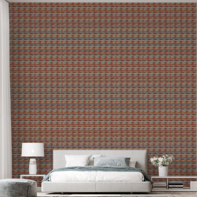  bakstenen wandpapier behang (Slaapkamer)