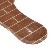 Bakstenen wandsnijplank met aangepaste tekst snijplank (Hoek)