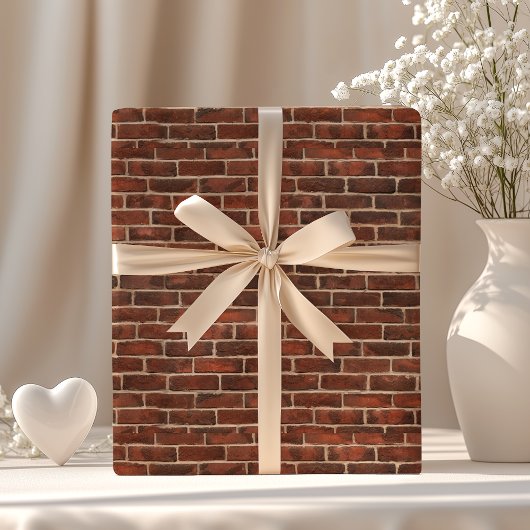 Bakstenenpatroon Cadeaupapier