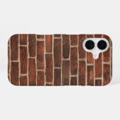 Bakstenenpatroon iPhone 16 Hoesje (Achterkant horizontaal)
