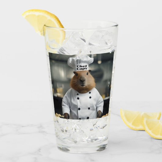 Baktalent: De Culinaire Capybara Glas (Voorkant ijs)