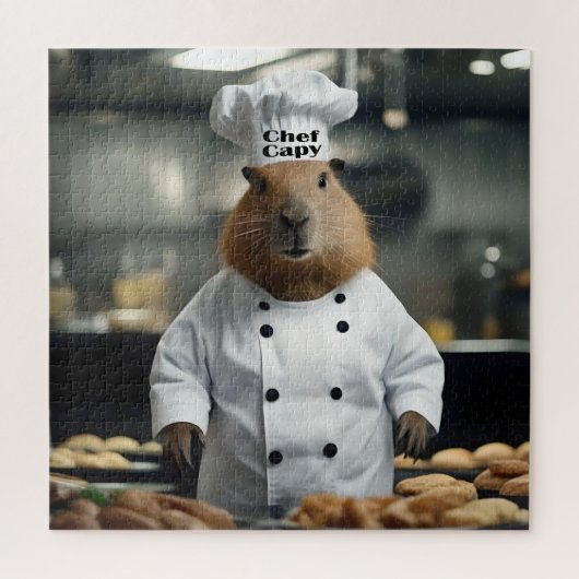 Baktalent: De Culinaire Capybara Legpuzzel (Verticaal)
