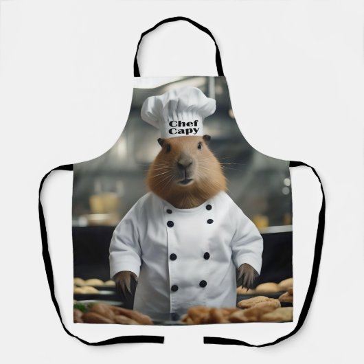 Baktalent: De Culinaire Capybara Schort (Voorkant)