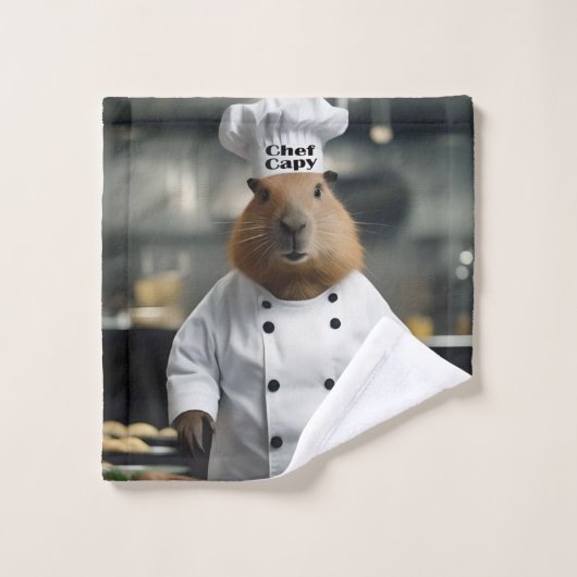 Baktalent: De Culinaire Capybara Washandje (Wasdoekje)