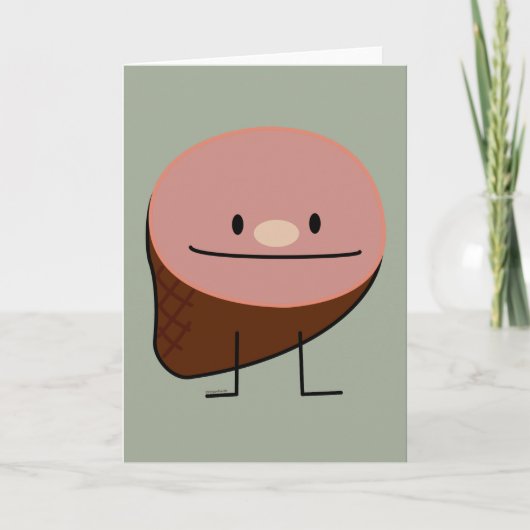 Bakte de de vakantie eiwithoning van de ham feestdagen kaart (Voorkant)