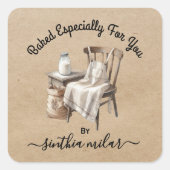 Bakthema Gebakken door U Gift Labels (Voorkant)