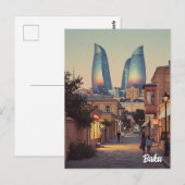 Baku Azerbaijan Travel  Briefkaart (Voorkant / Achterkant)