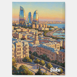 Baku Azerbaijan Travel  Magneet