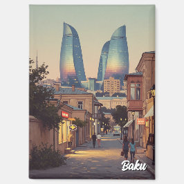 Baku Azerbaijan Travel  Magneet