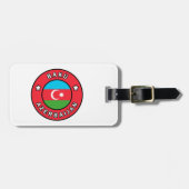 Baku-Azerbeidzjan Bagagelabel (Voorkant horizontaal)