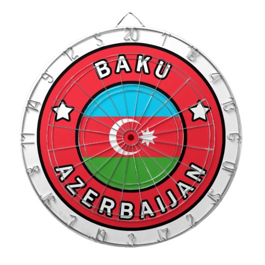 Baku-Azerbeidzjan Dartbord (Voorkant)