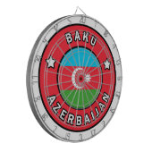 Baku-Azerbeidzjan Dartbord (Voorkant Links)