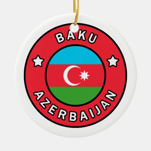 Baku-Azerbeidzjan Keramisch Ornament (Voorkant)