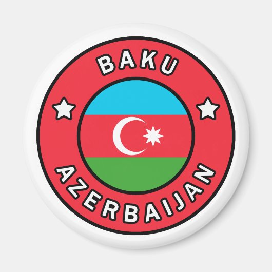 Baku-Azerbeidzjan Magneet (Voorkant)