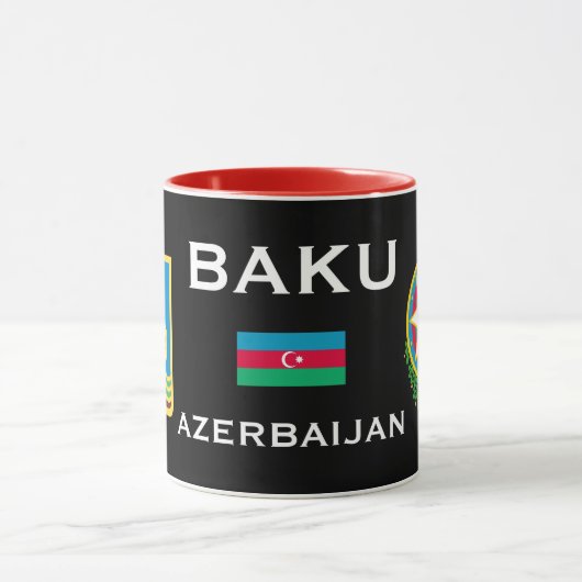 Baku* Azerbeidzjan MugBakı Azcharbaycan Fincan Mok (Midden)