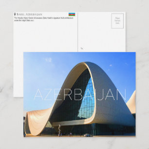 Baku, Azerbeidzjan Reisansichtkaart Briefkaart